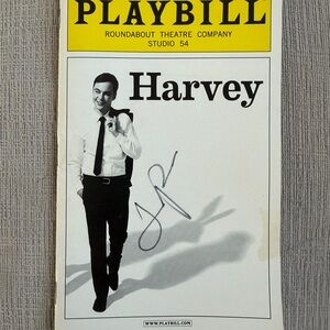 Playbill Vintage 'Harvey' Program - Yellow Banner